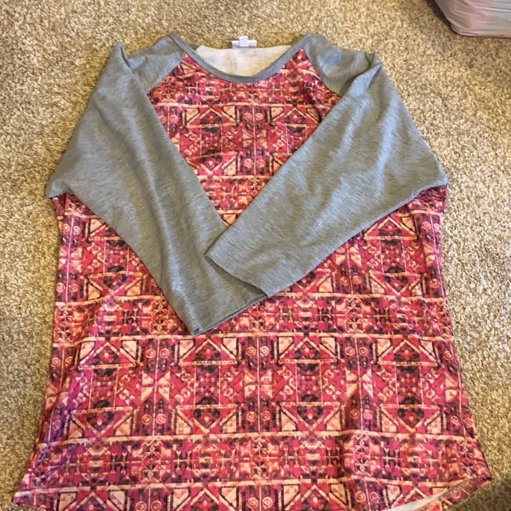 Lularoe baseball type shirt